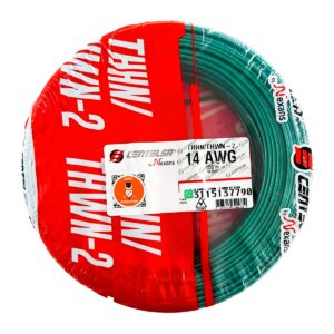 Alambre N.14 AWG Centelsa By Nexans THHN/THWN-2 600V Rollo x 100 Metros Original