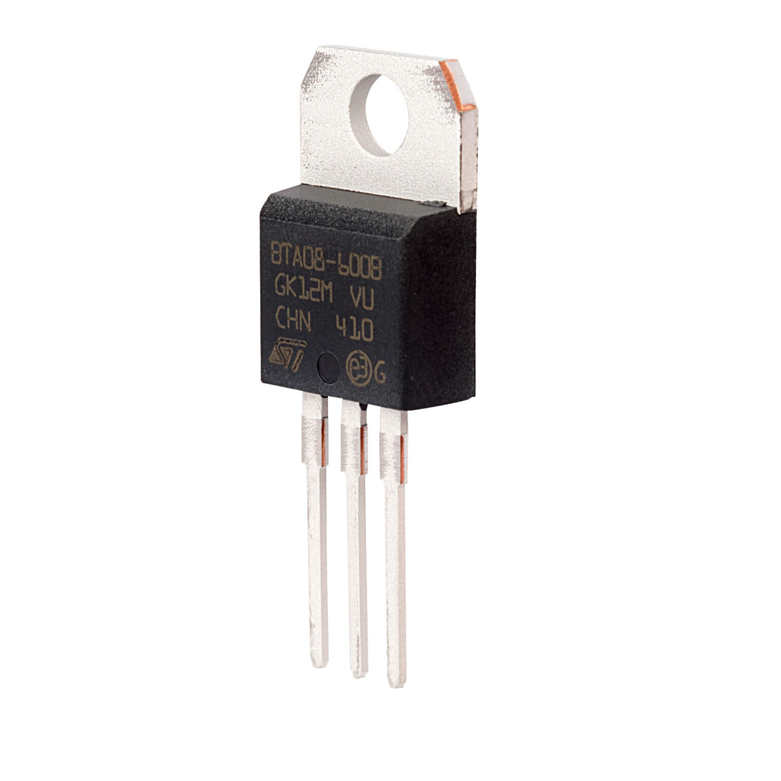 Triac BTA08-600 in formato TO220