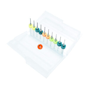 SET De 10 Brocas Para Pcb De 1/32" Calibre 1mm