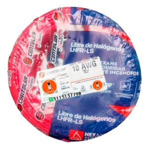 Cable 7 Hilos #10 AWG Centelsa By Nexans Libre De Halogenos HFFR-LS Cu 600V 90°C