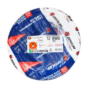 Cable 7 Hilos #12 AWG Centelsa By Nexans Libre De Halogenos HFFR-LS Cu 600V 90°C