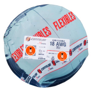 Cable Vehículo #18 AWG CENTELSA By Nexans AWM Flexible 600V 105°C
