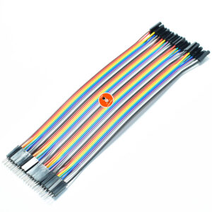 Cable Dupont Jumper Macho Hembra Cinta Ribbon 40 Hilos 20cm Arcoíris
